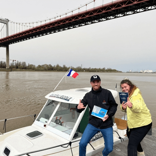 Permis bateau obtenu par des clients